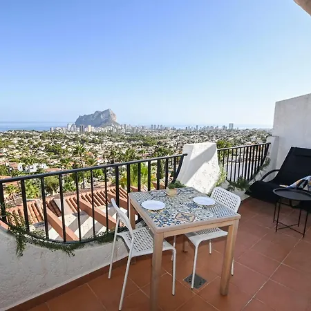 Casa Tridente 4 Pax Terraza, Piscina, Ac & Wifi Con Vistas Al Mar Apartament *