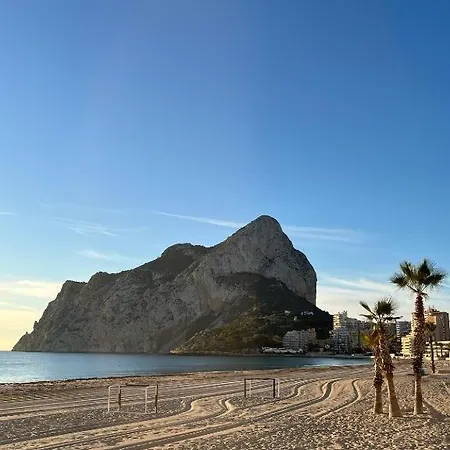 Apartament Casa Tridente 4 Pax Terraza, Piscina, Ac & Wifi Con Vistas Al Mar Ifach
